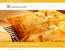 Tablet Screenshot of pastelaria.com.br